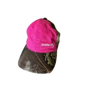 Realtree‎ Pink Camo Baseball Cap ATK Logo Adjustable One Size Fits Most Women